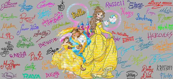 16oz Disney style-D-1289